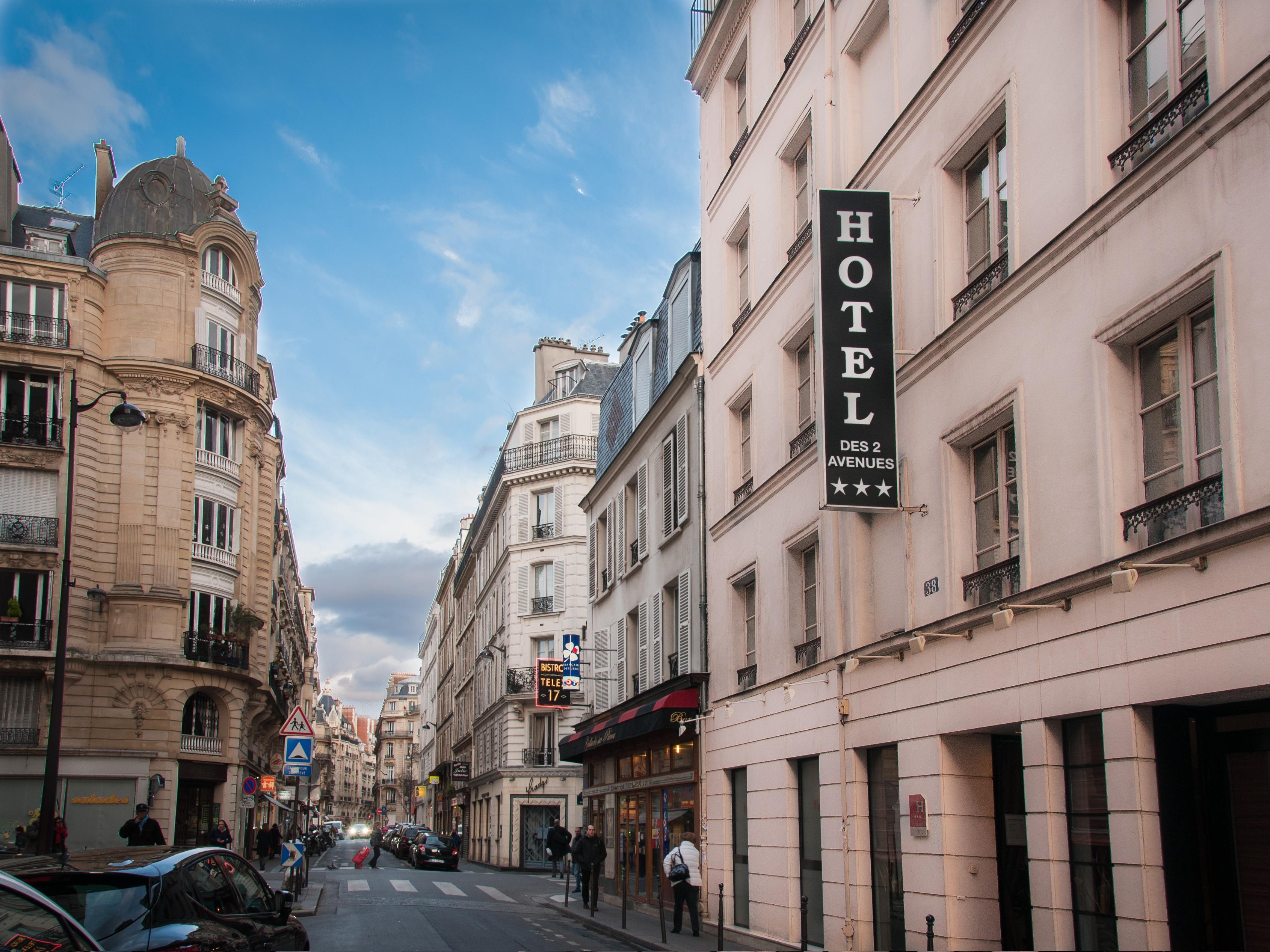 Hotel Des Deux Avenues París Exterior foto